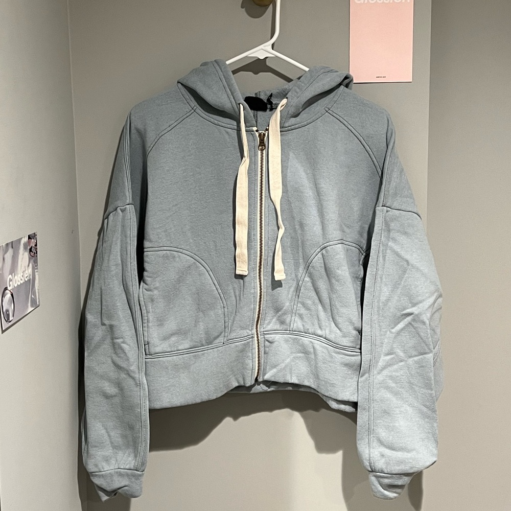UO Blue Cropped Hoodie